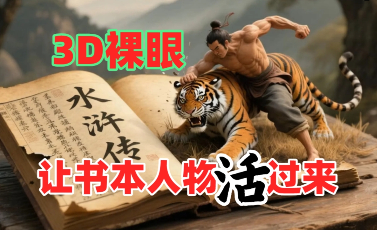 书本人物裸眼3D视频，一条视频收益过千，保姆级教程-IT吧