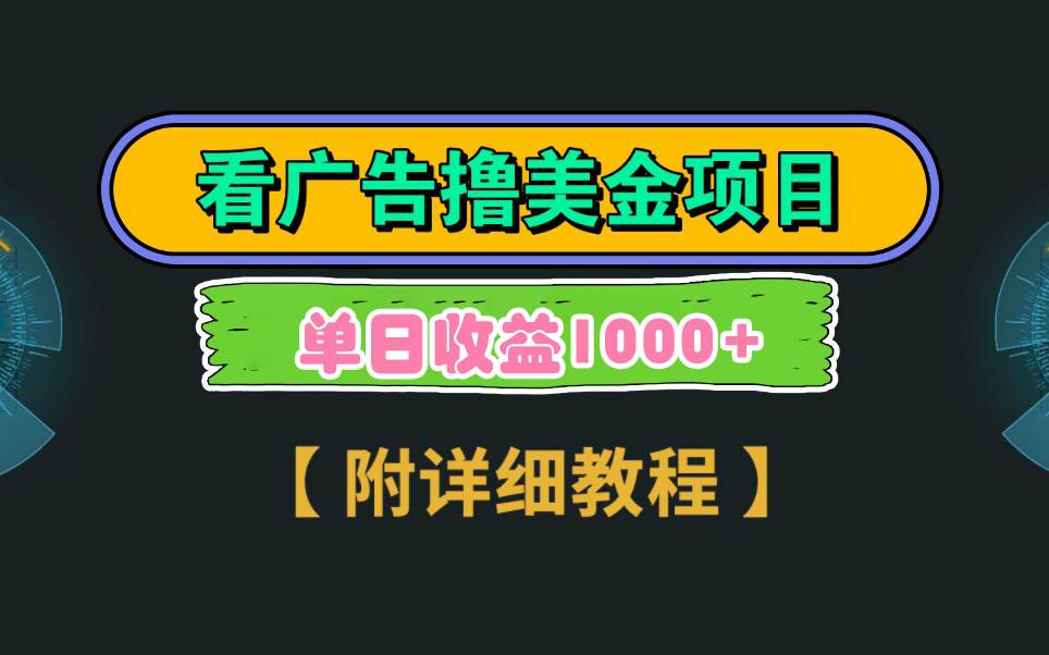 Google看广告撸美金，3分钟到账2.5美元 单次拉新5美金，多号操作，日入1千+-IT吧