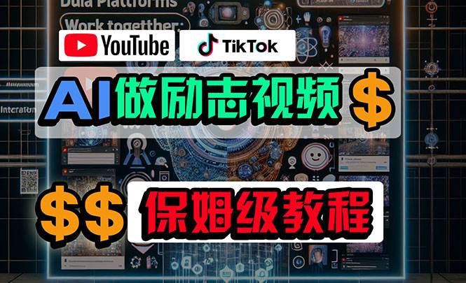 利用AI制作励志视频，在YouTube和TikTok赚钱，小白可做（附工具）-IT吧