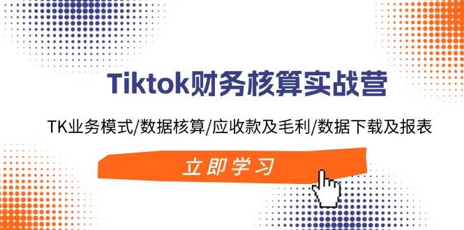 图片[1]-Tiktok财务核算实战营：TK业务模式/数据核算/应收款及毛利/数据下载及报表-IT吧